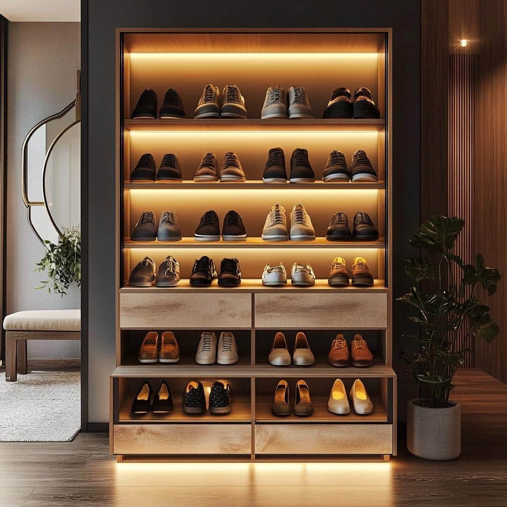 Sapateiras Funcionais: Organize Seus Calçados com Elegância 15 Sapateiras Funcionais: Organize Seus Calçados com Elegância