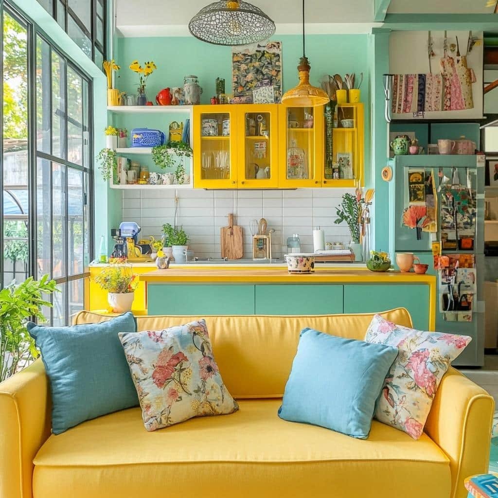 Harmonizando Tons: Como Compor Cores com Amarelo na Decoração 3 Harmonizando Tons: Como Compor Cores com Amarelo na Decoração