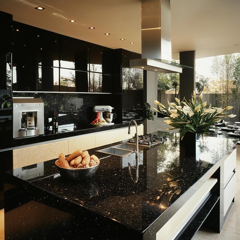 Granito Preto: Beleza e Versatilidade em Diferentes Ambientes 1 Granito Preto: Beleza e Versatilidade em Diferentes Ambientes