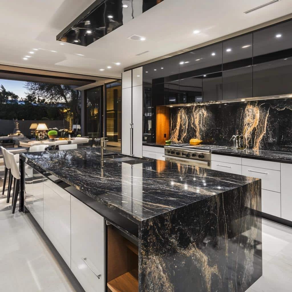 Granito Preto: Beleza e Versatilidade em Diferentes Ambientes 7 Granito Preto: Beleza e Versatilidade em Diferentes Ambientes