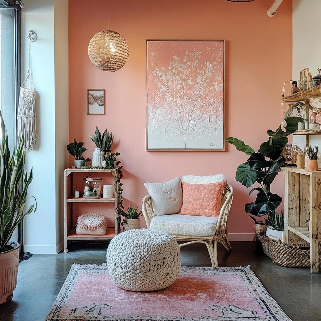 Ideias criativas para decorar com parede rosa 5 Ideias criativas para decorar com parede rosa