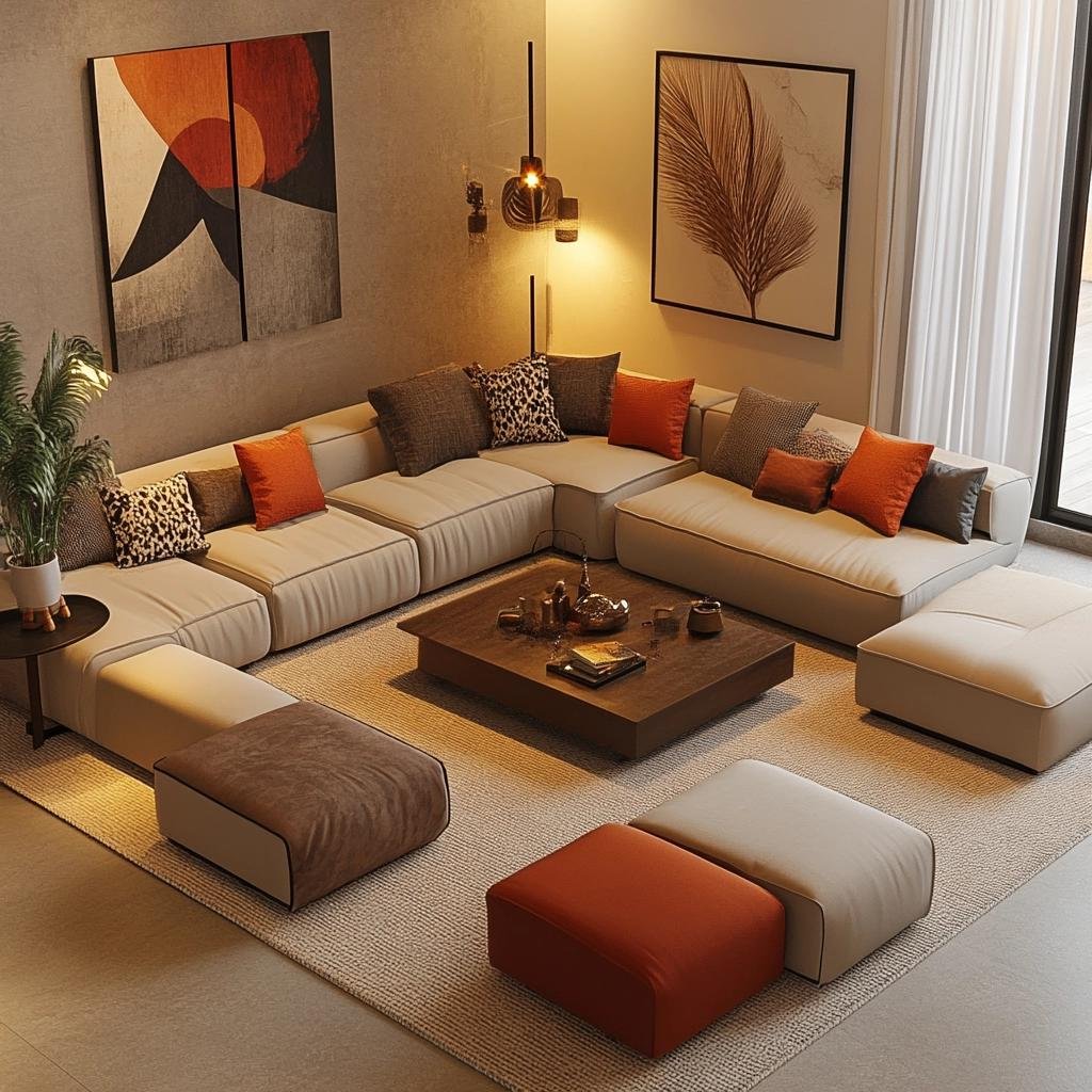 Inspire-se com Ideias de Sofás Modulares para Sua Sala 5 Inspire-se com Ideias de Sofás Modulares para Sua Sala