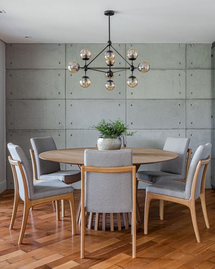 Sala de Jantar Moderna: Ideias para um Ambiente Funcional e Bonito 4 Sala de Jantar Moderna: Ideias para um Ambiente Funcional e Bonito
