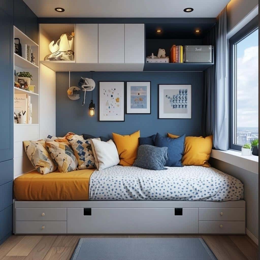 Soluções Criativas para Decorar Quartos Pequenos 16 Soluções Criativas para Decorar Quartos Pequenos