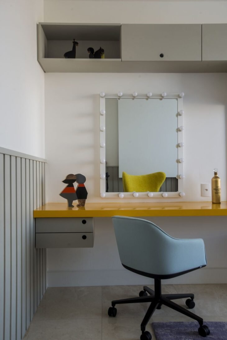 Inspirações de Penteadeiras Camarim para Decorar seu Espaço de Beleza