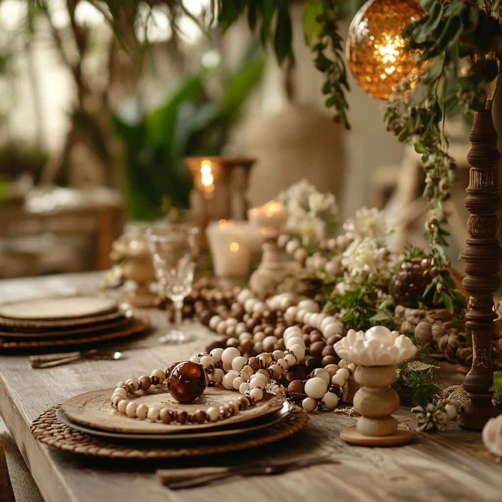 Decore sua casa com colares de mesa 1 Decore sua casa com colares de mesa