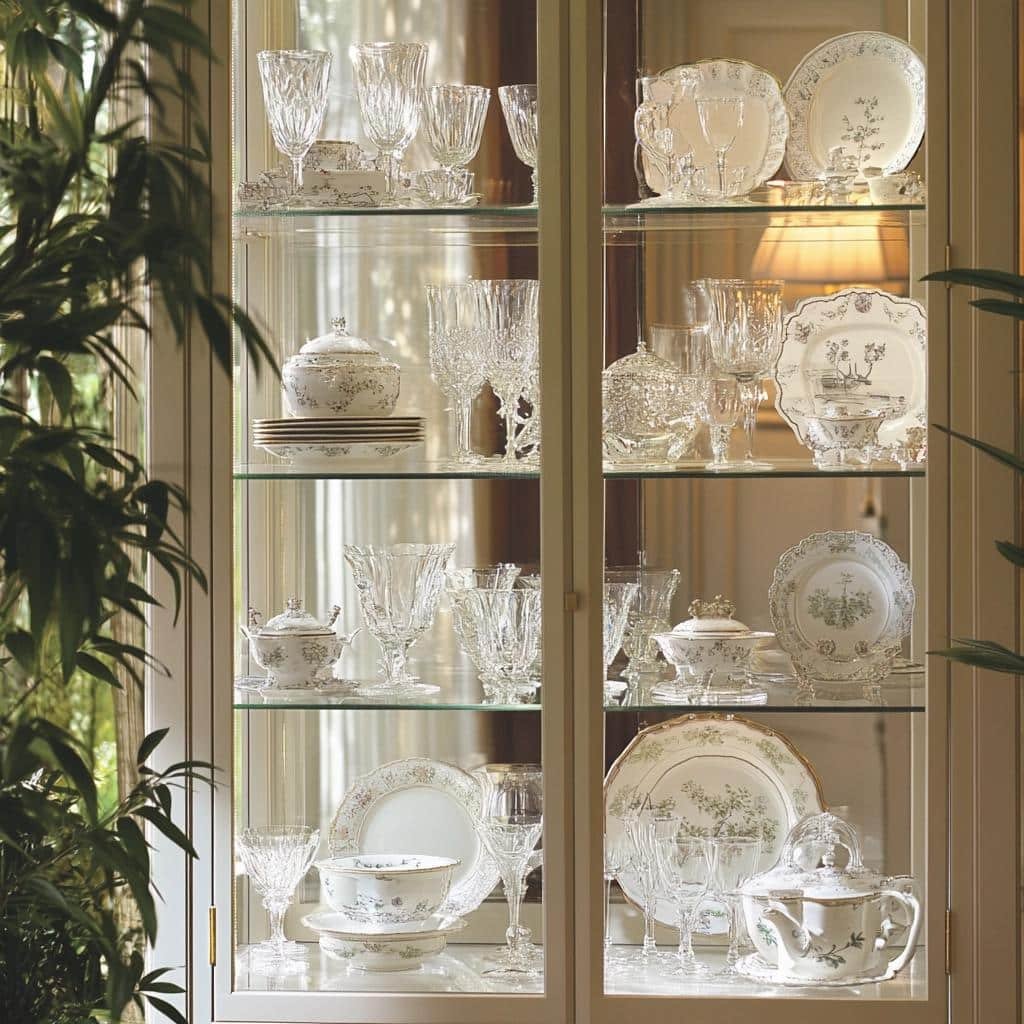 Ideias de Como Decorar com Cristaleiras de Vidro