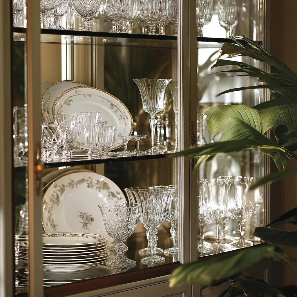 Ideias de Como Decorar com Cristaleiras de Vidro