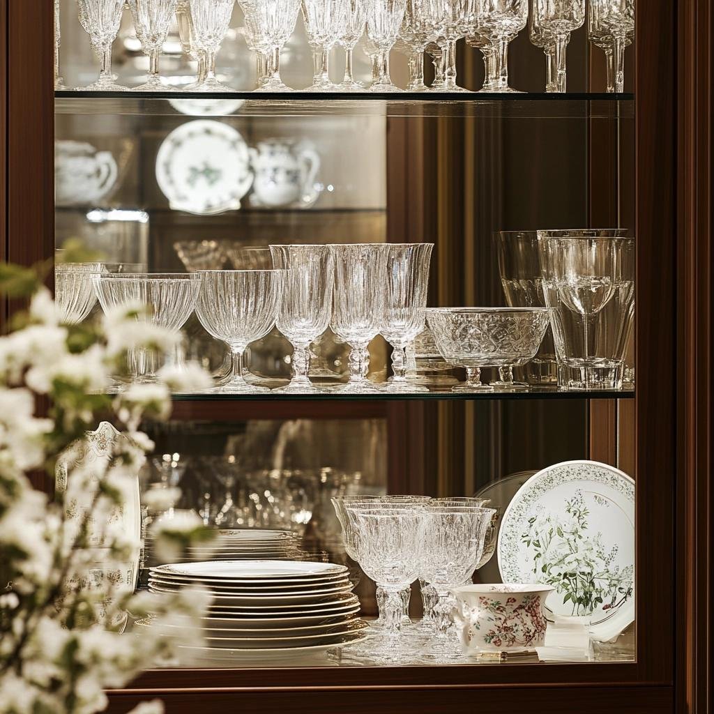 Ideias de Como Decorar com Cristaleiras de Vidro
