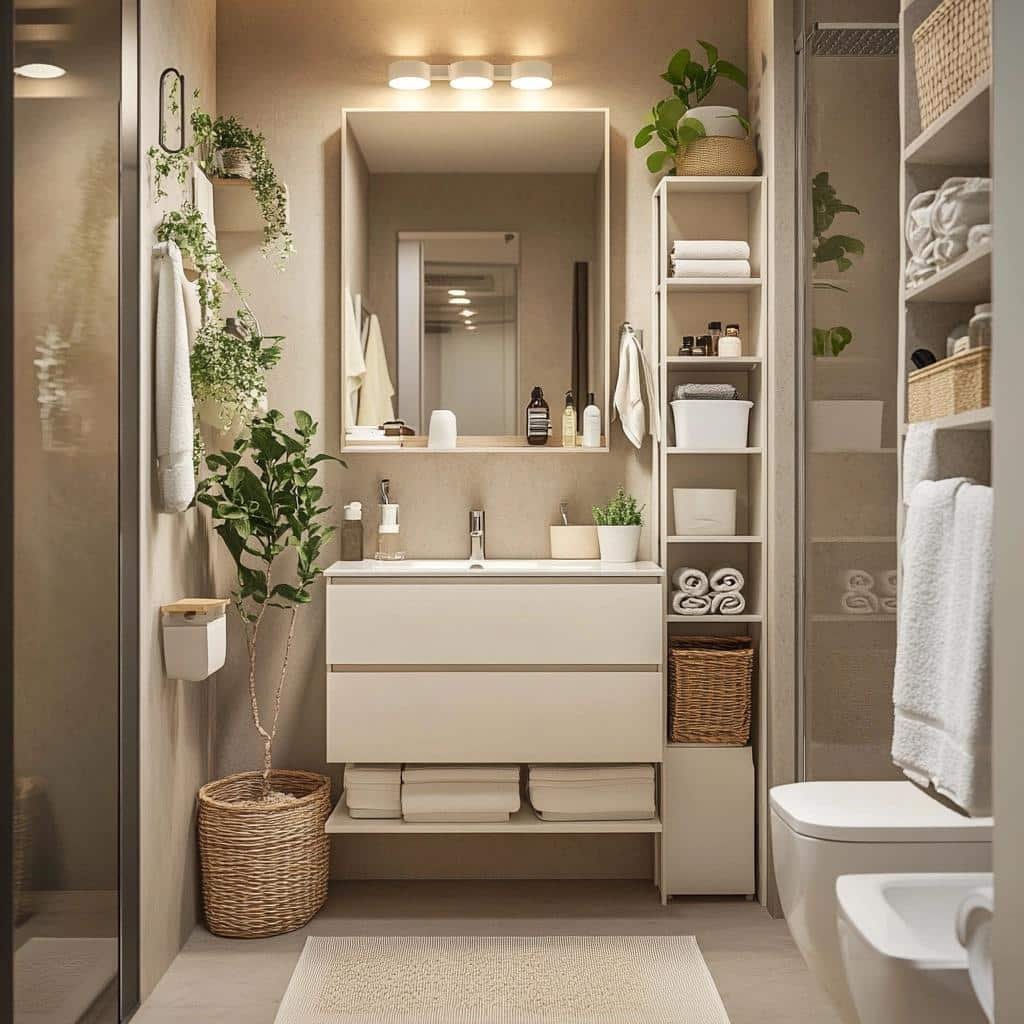 5 Soluções Geniais para Transformar Banheiros Pequenos em Ambientes Incríveis. 2 5 Soluções para Decorar Banheiros Pequenos