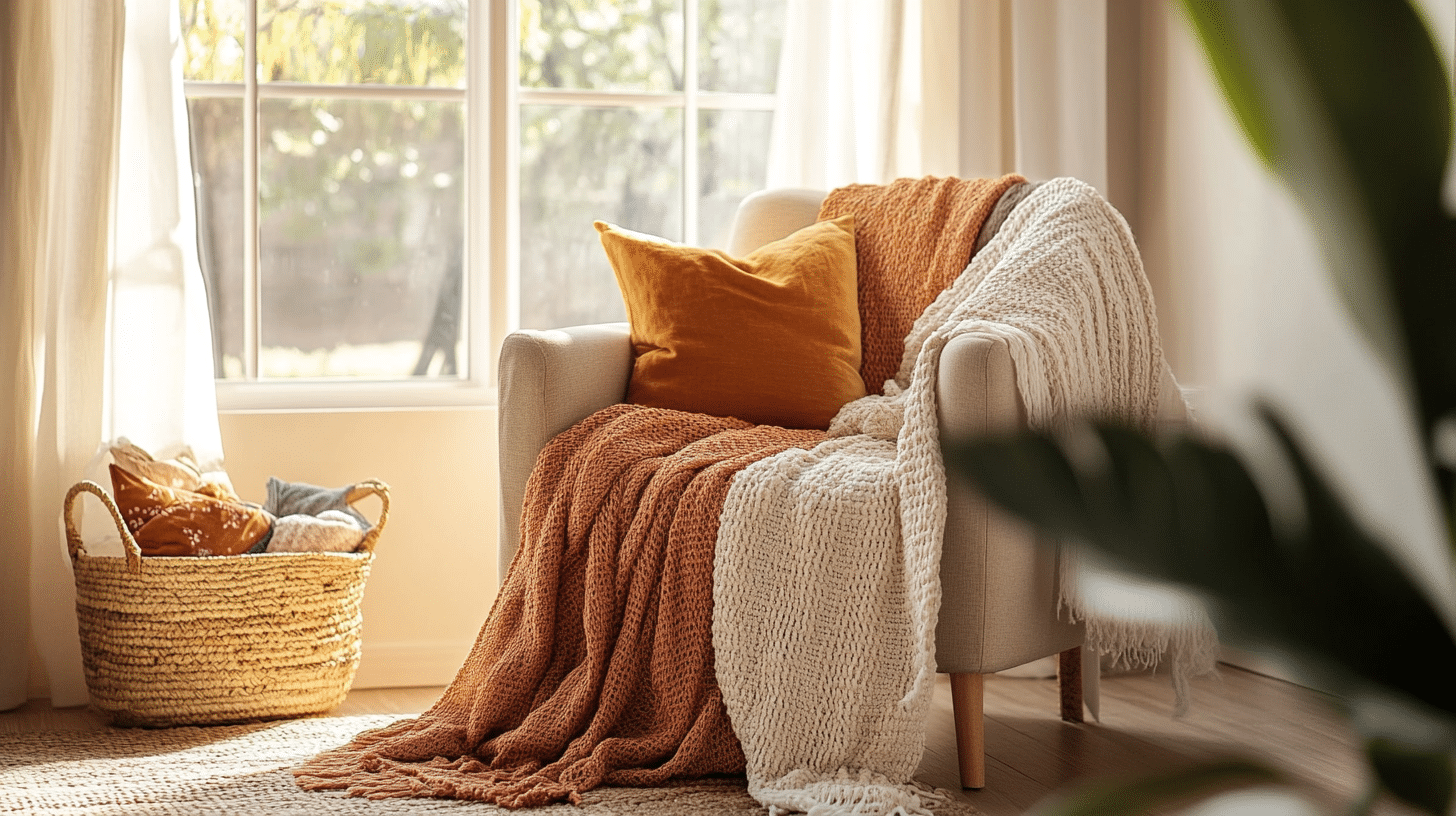 Como Colocar Manta em Poltrona: Dicas para Decorar com Estilo 6 Como Colocar Manta em Poltrona: Dicas para Decorar com Estilo