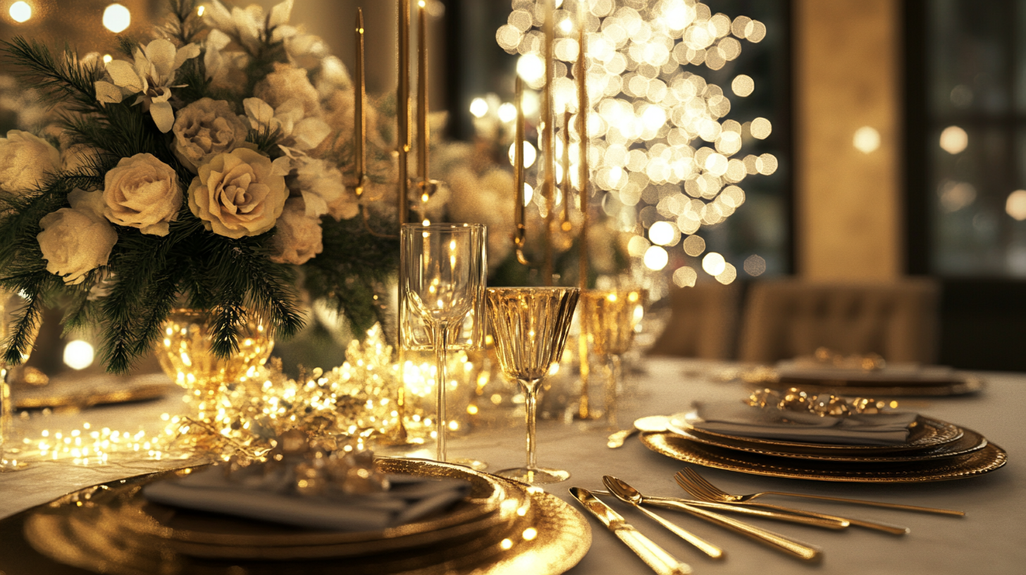 Mesa Posta Natal Dourada: Dicas para uma Ceia Elegante 5 Mesa Posta Natal Dourada: Dicas para uma Ceia Elegante