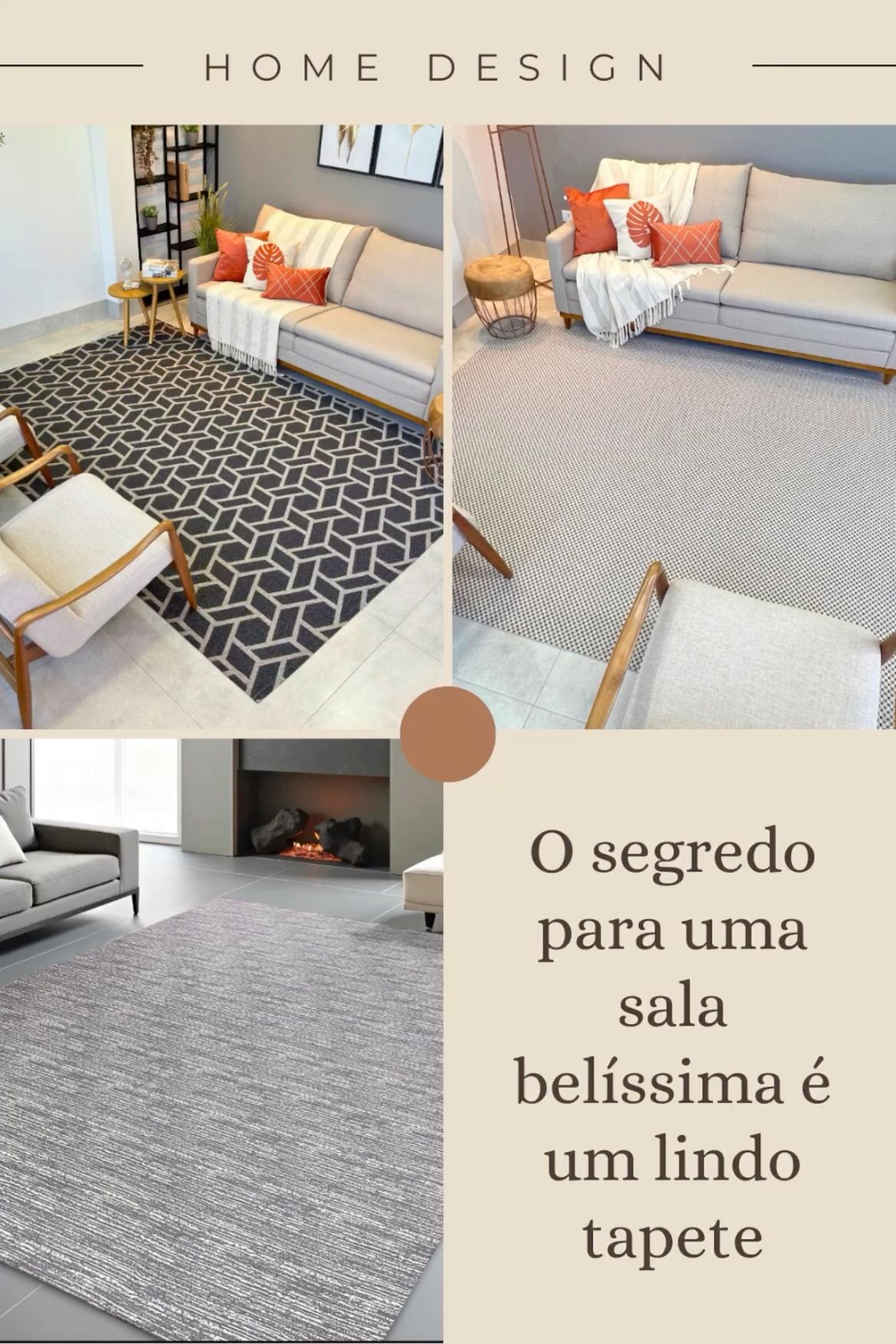 10 Inspirações de Tapetes para Sala que Transformam o Ambiente 4 Tapetes para Sala: 6 Ideias de Conforto e Estilo para Todos os Tamanhos