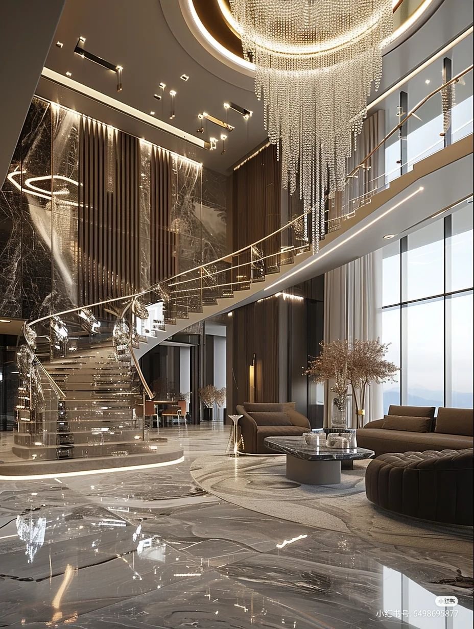 Casas de Luxo com Interiores Exuberantes e Sofisticados