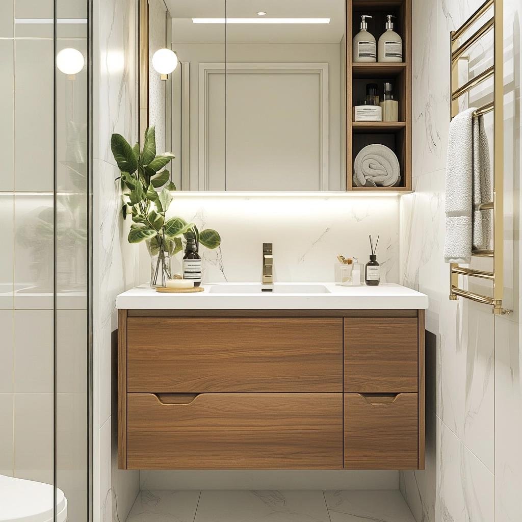 5 Dicas para Escolher Armários Funcionais para Banheiros Pequenos