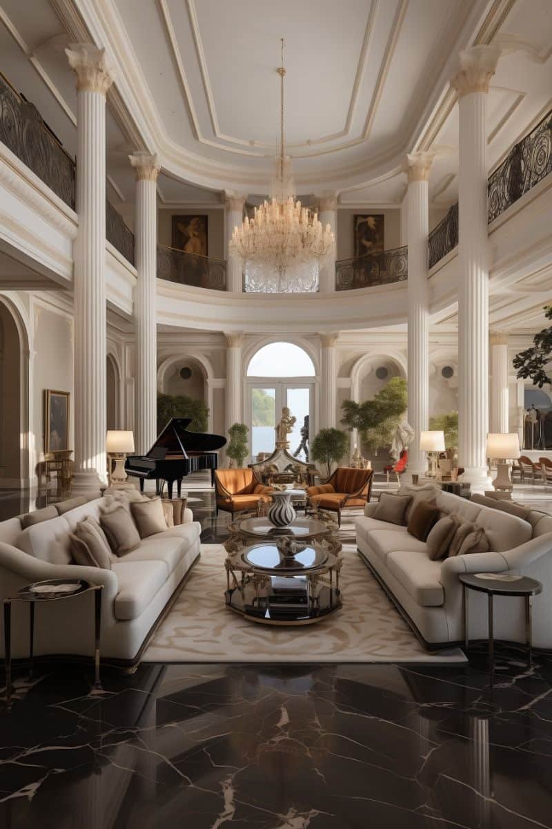 Casas de Luxo com Interiores Exuberantes e Sofisticados