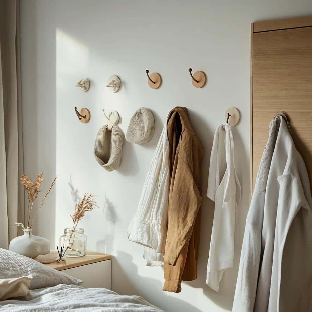 As 6 Melhores Soluções para Organizar seu Quarto com Ganchos de Parede 4 Ganchos de Parede: 6 Soluções para Manter o Quarto Organizado
