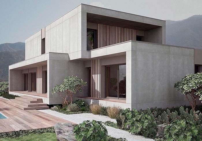 Casas Modernas de Concreto Aparente: 10 Projetos Sofisticados