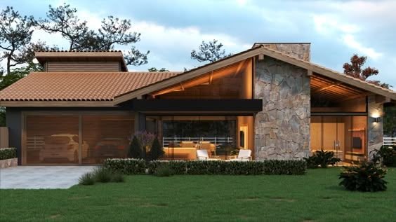 Casas de Campo no Alto da Montanha: 10 Projetos para Relaxar 6 Casas de Campo no Alto da Montanha: 10 Projetos para Relaxar