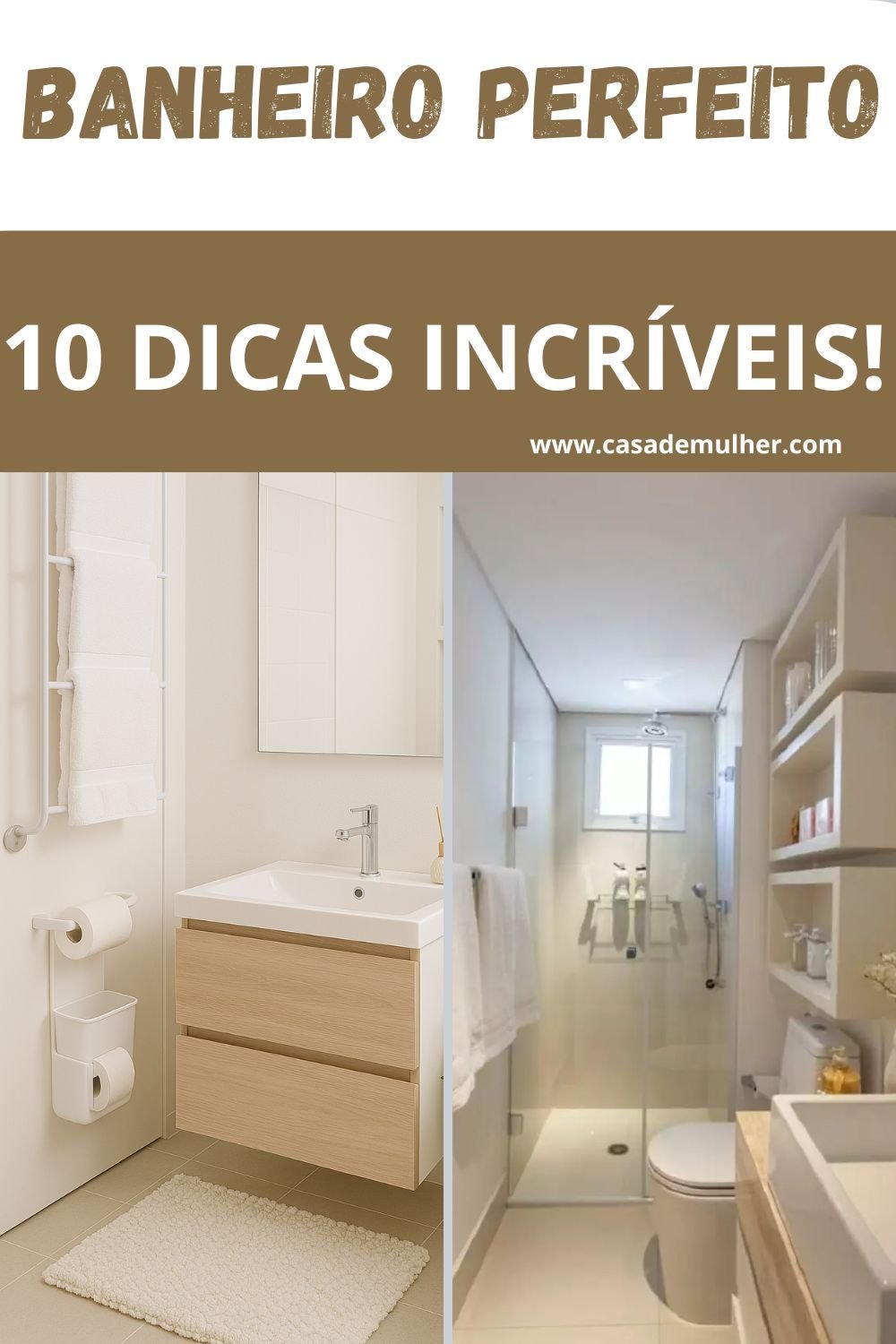 As 5 Melhores Dicas para Estilos Incríveis em Banheiros Pequenos 2 5 Ideias de Estilo para Banheiros Pequenos