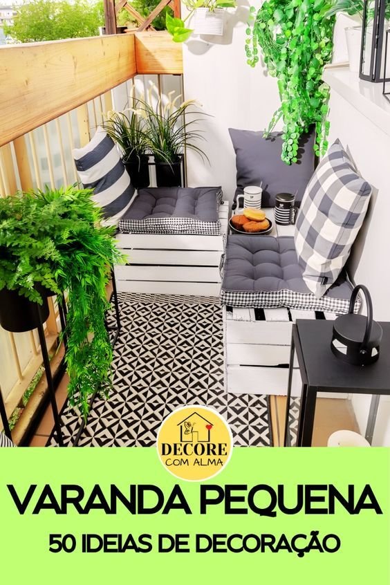 5 Móveis Essenciais para Varandas Pequenas