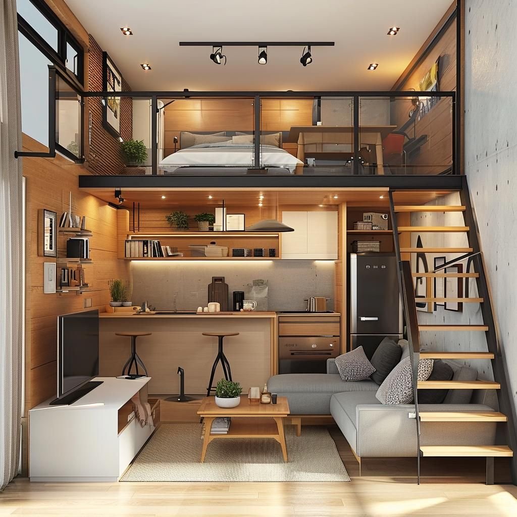 3 Modelos de Mini Casas Estilo Loft