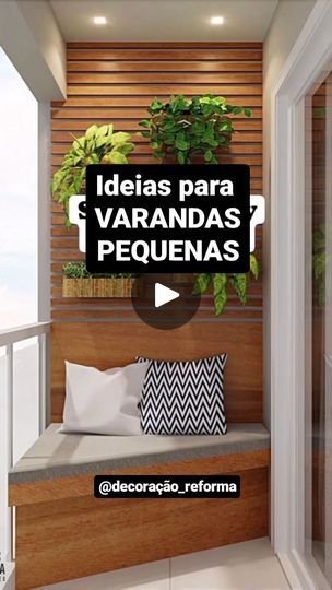 5 Móveis Essenciais para Varandas Pequenas