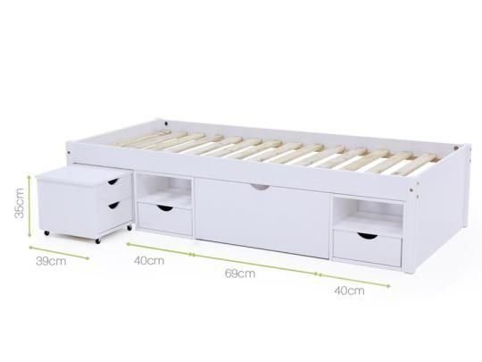 As 5 Melhores Soluções de Camas de Solteiro com Gavetas para Espaços Pequenos 5 5 Soluções de Camas de Solteiro com Gavetas para Quarto Pequeno