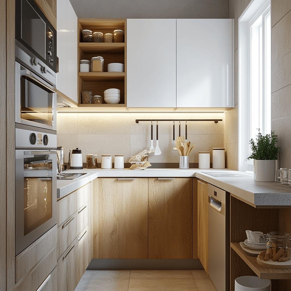 As 5 Melhores Soluções para Cozinhas em Apartamentos Pequenos 3 5 Soluções de Cozinhas Planejadas para Apartamentos Pequenos