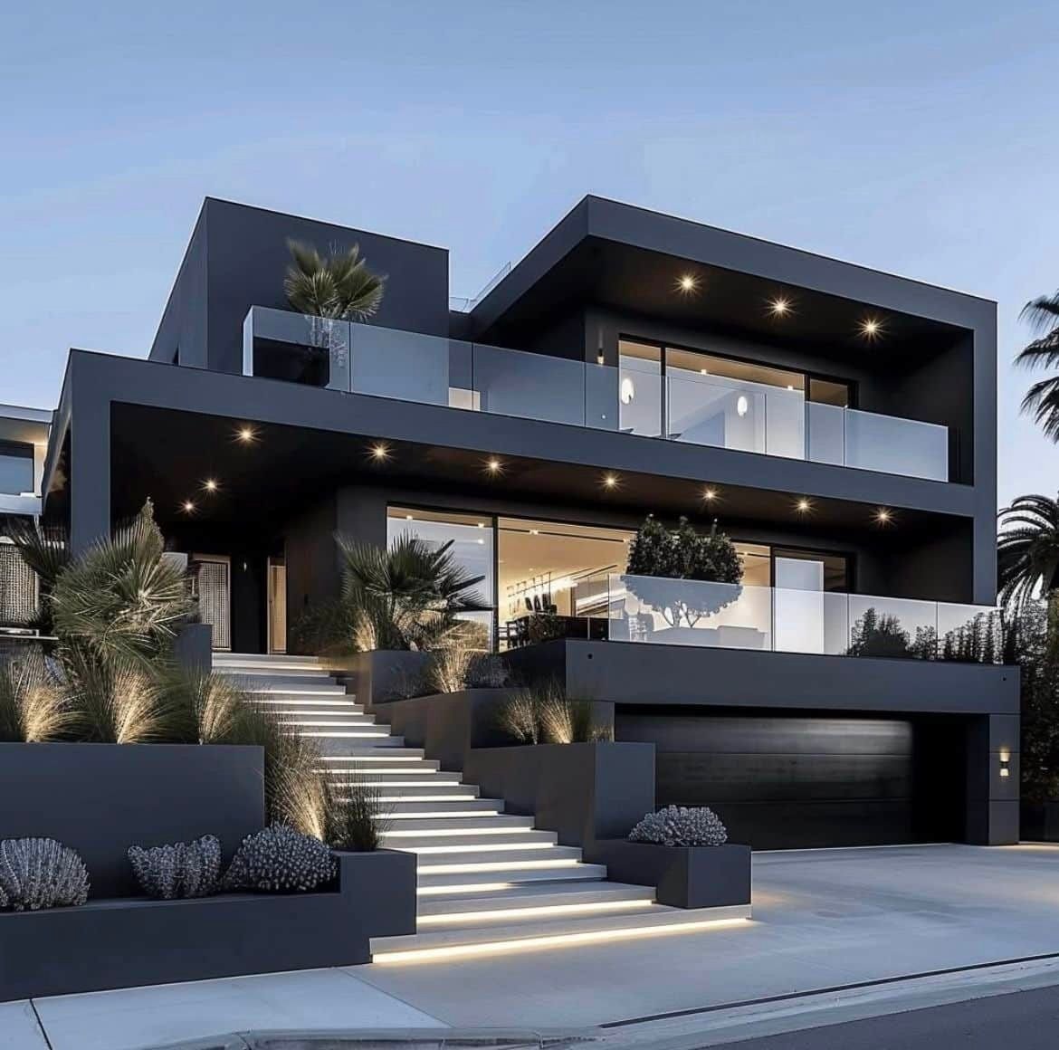 10 casas modernas com fachadas sofisticadas e criativas