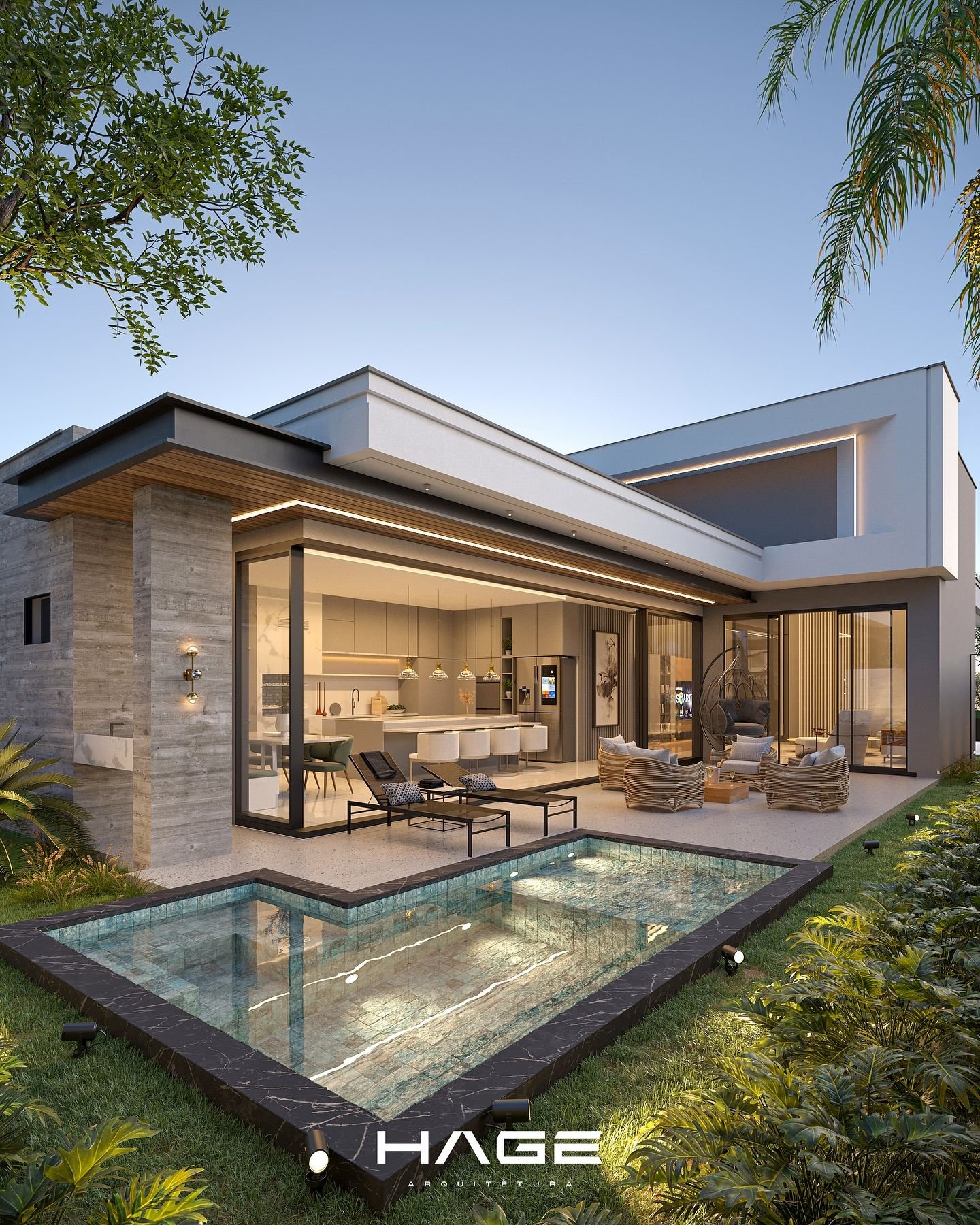 10 Casas de Luxo com Arquitetura Inspirada em Resorts
