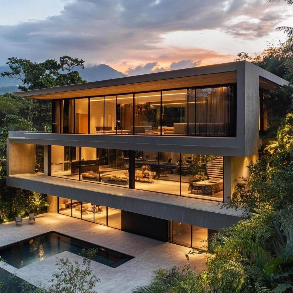 10 Casas Modernas com Design Inovador para Inspirar Seu Próximo Projeto 5 10 Casas Modernas com Design Inovador para Inspirar Seu Próximo Projeto