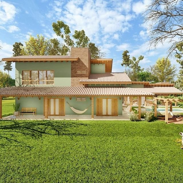 Casas de Campo Modernas com Telhado de Palha: Rústico e Sofisticado 6 Casas de Campo Modernas com Telhado de Palha: Rústico e Sofisticado