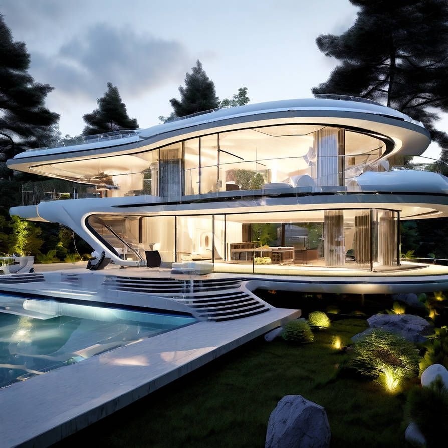 Casas de Luxo Modernas com Tecnologia de Ponta 7 Casas de Luxo Modernas com Tecnologia de Ponta