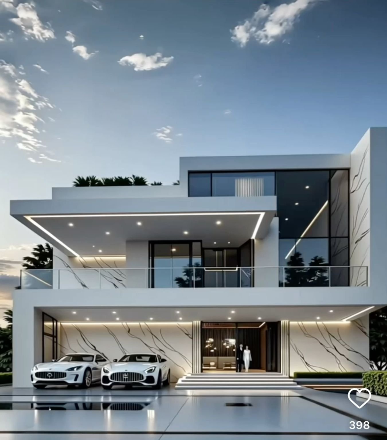 10 Casas Modernas com Fachadas Sofisticadas e Criativas 9 10 Casas Modernas com Fachadas Sofisticadas e Criativas