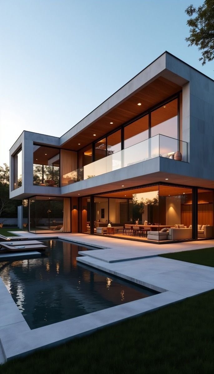 casas de luxo modernas com tecnologia de ponta