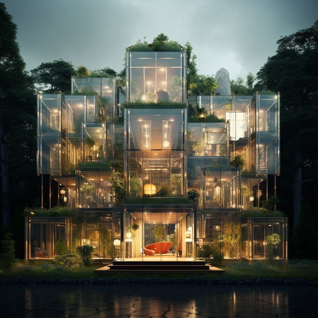 Casas Futuristas com Paredes Transparentes 2 Casas Futuristas com Paredes Transparentes