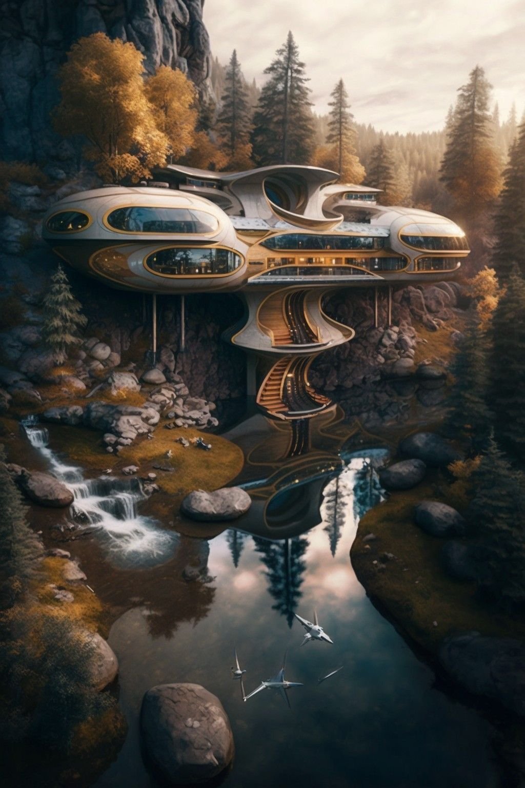 Casas Futuristas Inspiradas em Filmes de Ficção Científica 2 Casas Futuristas Inspiradas em Filmes de Ficção Científica