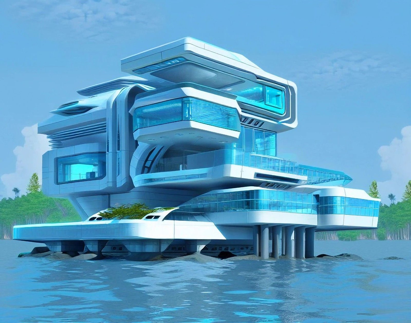Casas Futuristas com Paredes Transparentes 4 Casas Futuristas com Paredes Transparentes