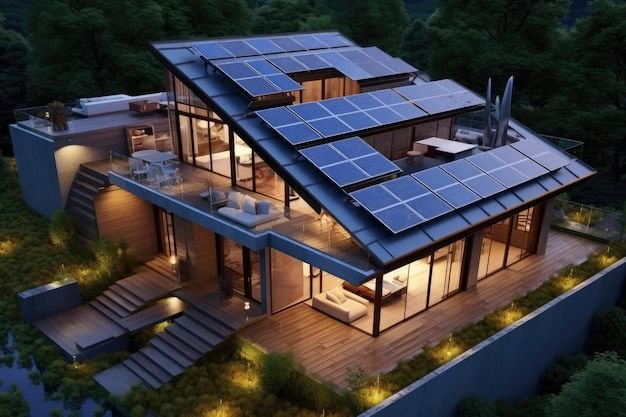 Casas Futuristas com Energia Solar: 10 Exemplos de Sustentabilidade 10 Casas Futuristas com Energia Solar: 10 Exemplos de Sustentabilidade
