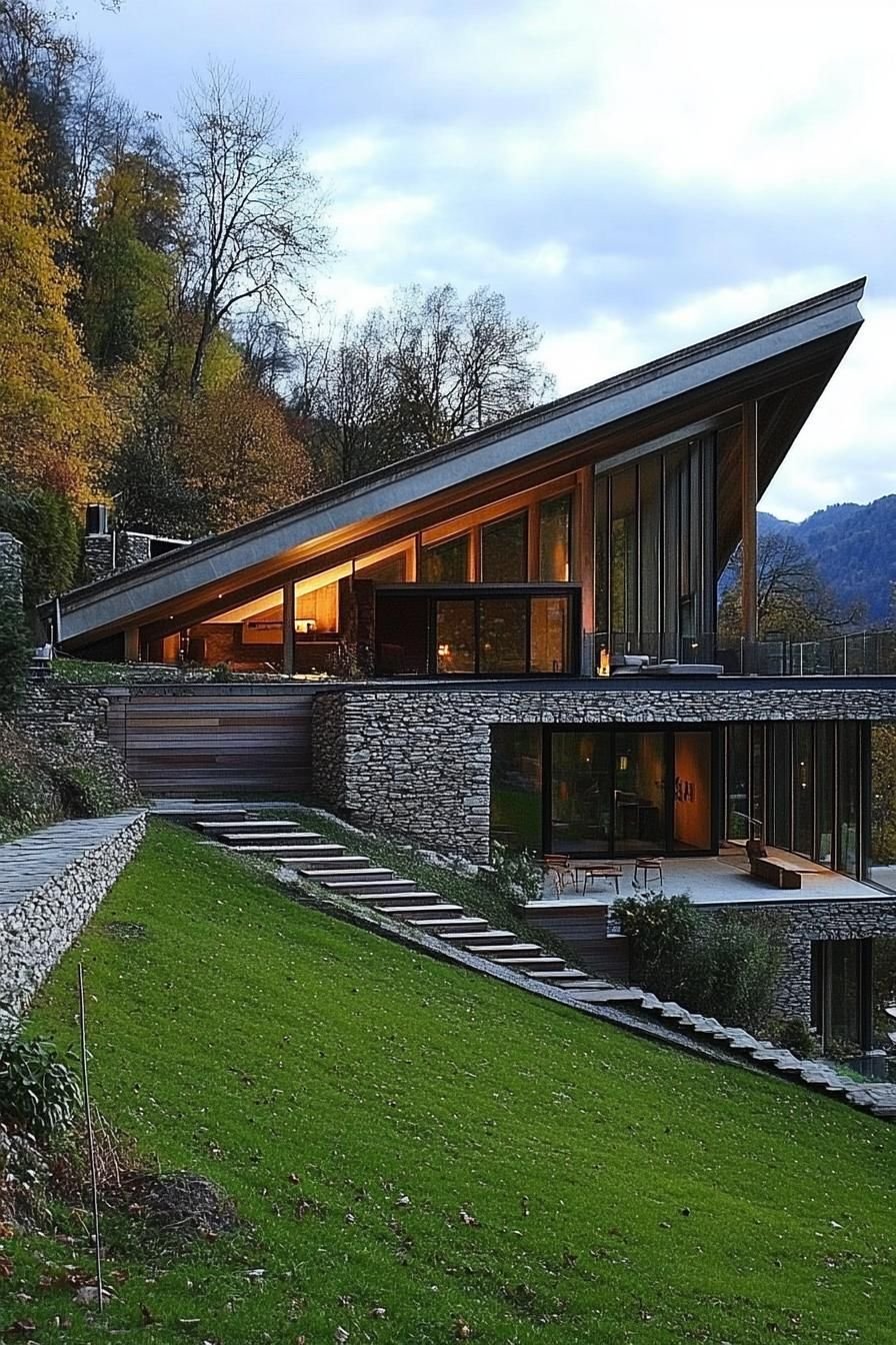 Casas Futuristas com Telhados Solares Integrados 6 Casas Futuristas com Telhados Solares Integrados