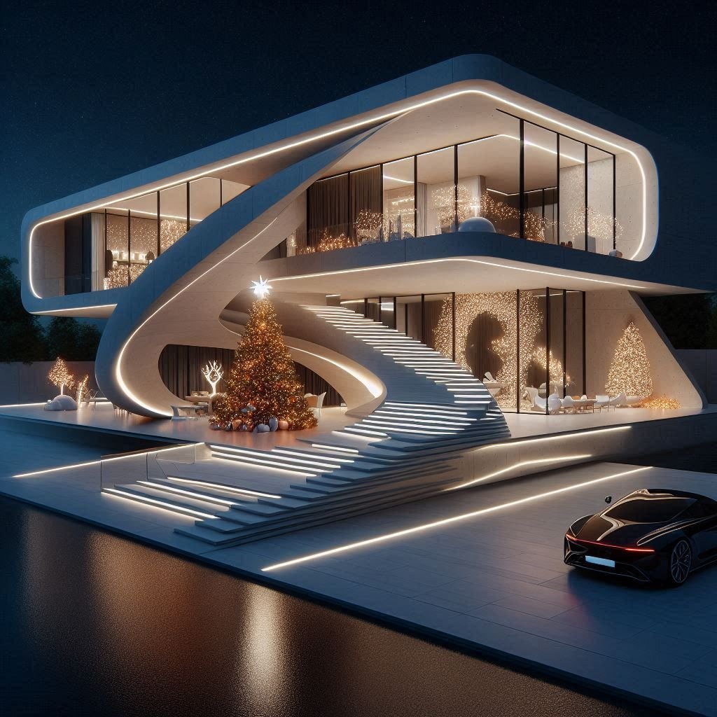 Casas Futuristas de Vidro Suspensas no Ar