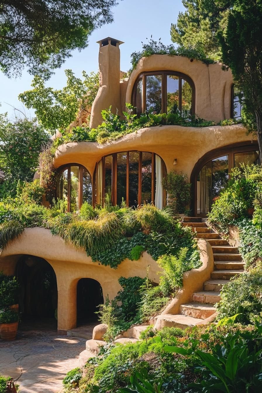Casas Incríveis com Design Inspirado na Natureza: 10 Projetos Orgânicos 6 Casas Incríveis com Design Inspirado na Natureza: 10 Projetos Orgânicos