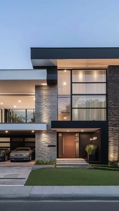 Casas Modernas com Pé-direito Alto para Mais Iluminação e Espaço 6 Casas Modernas com Pé-direito Alto para Mais Iluminação e Espaço