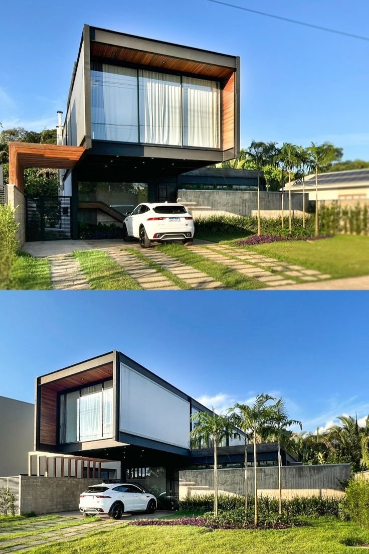 Casas Modernas com Estruturas Metálicas: 10 Projetos Incríveis
