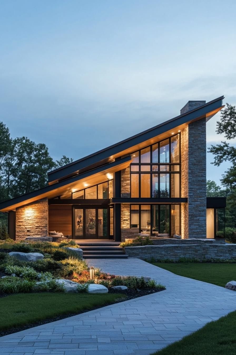 10 Casas Modernas com Fachadas de Vidro Que Impressionam 9 10 Casas Modernas com Fachadas de Vidro Que Impressionam