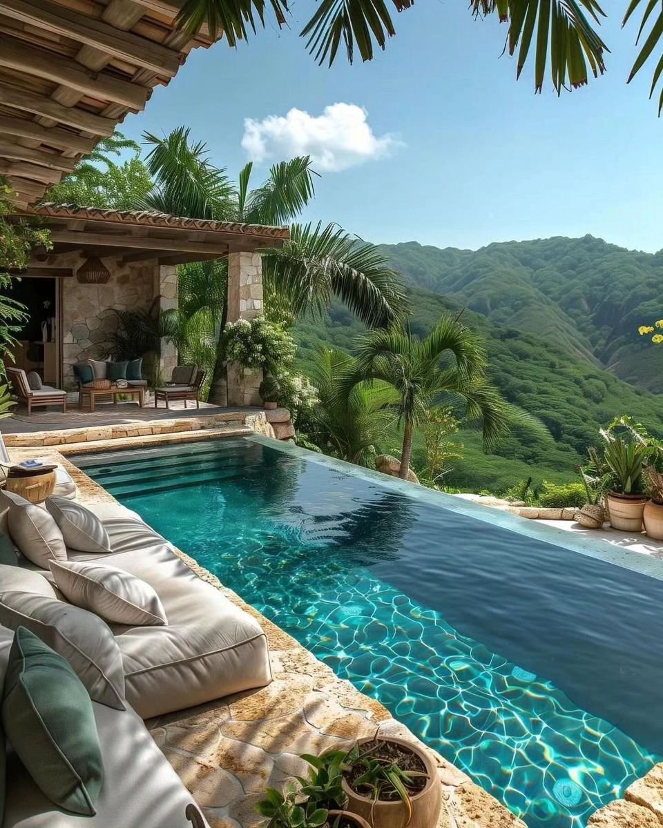 Casas Incríveis com Piscinas de Borda Infinita: 10 Paraísos Privados 8 Casas Incríveis com Piscinas de Borda Infinita: 10 Paraísos Privados