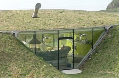 Casas Subterrâneas: 10 Projetos Sustentáveis e Futuristas 1 Casas Subterrâneas: 10 Projetos Sustentáveis e Futuristas