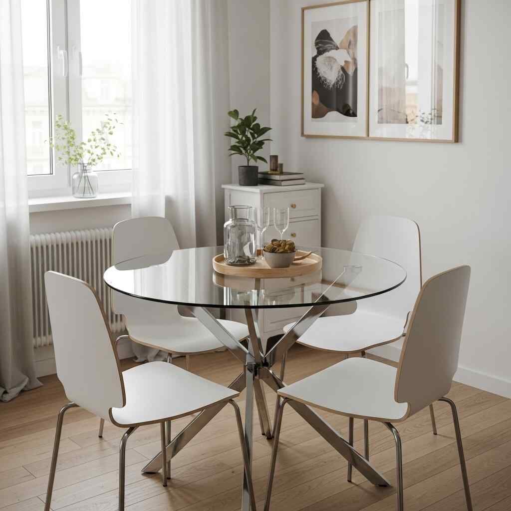 As 5 Melhores Mesas de Jantar de 4 Lugares Para Transformar Seu Apartamento Pequeno