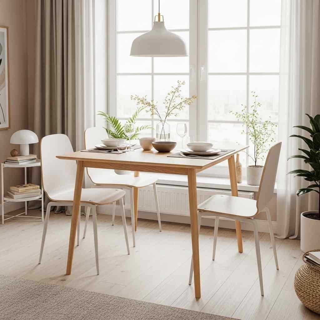 As 5 Melhores Mesas de Jantar de 4 Lugares Para Transformar Seu Apartamento Pequeno